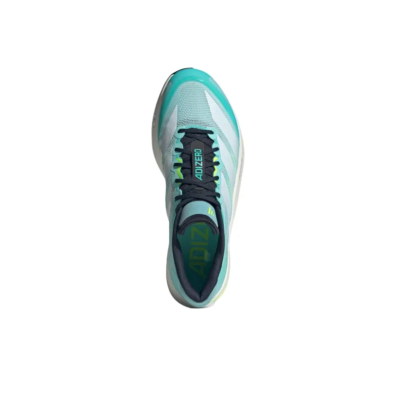 Adidas Adizero Boston 13 Breathable Low Top Running Shoes Men's Green-5