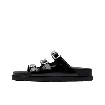 Birkenstock Florida Slide Slippers Unisex Black