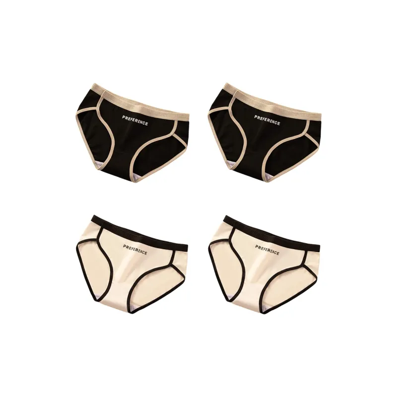 Flowers In Water Underpants Women's 4 Pack-45