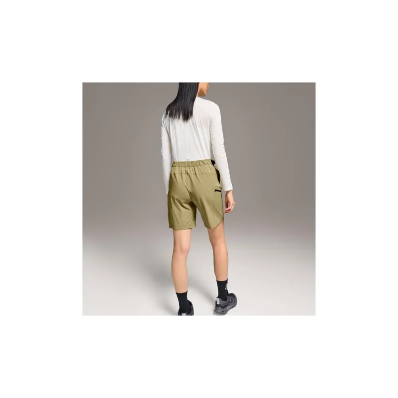 On Trek Short Casual Shorts Women's Dark Khaki-3