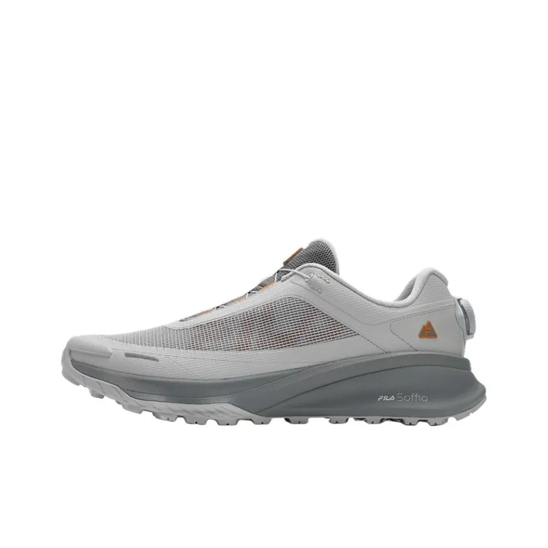 FILA LYNX BOA Abrasion Resistant Low Top Running Shoes Men's Gray-0
