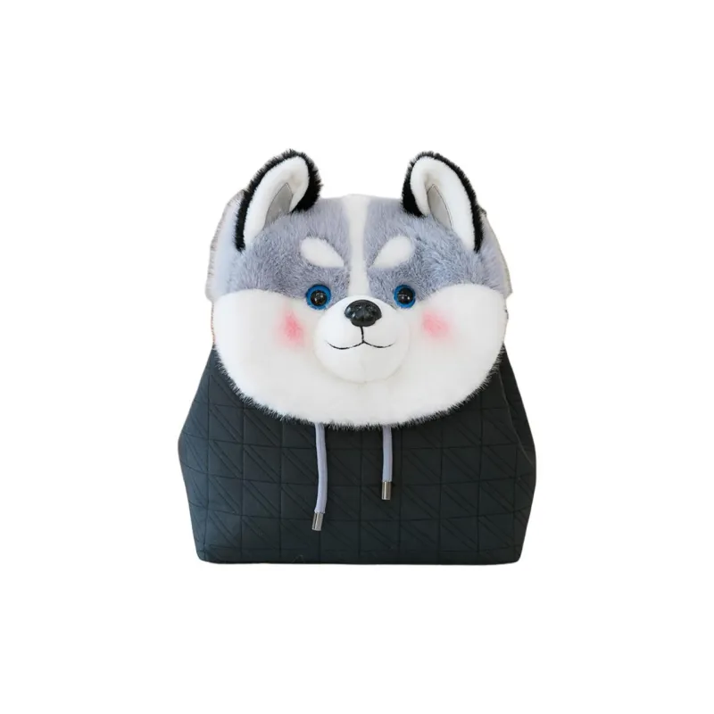 Meow In The Grass Suede Backpack Regular Women's Multicolor-6