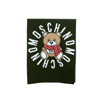 MOSCHINO Wool Shawls Women's Green