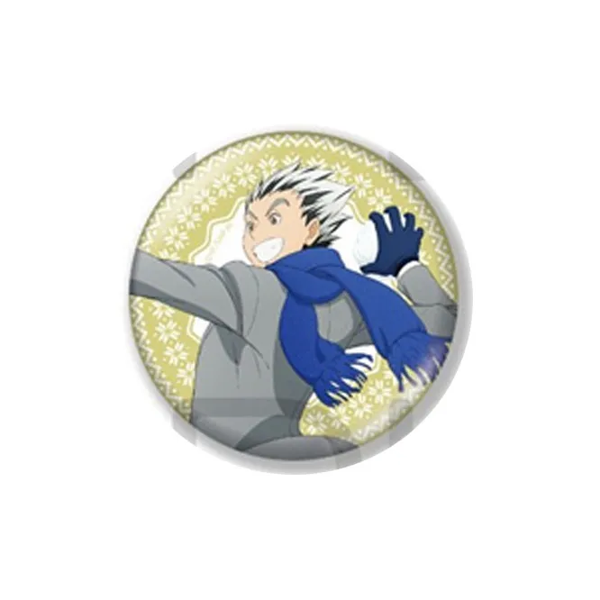 CRUX Haikyuu!! , Snow Version Hayashi, Kozuchi, Itsui, Black Heel Tab Badges-7