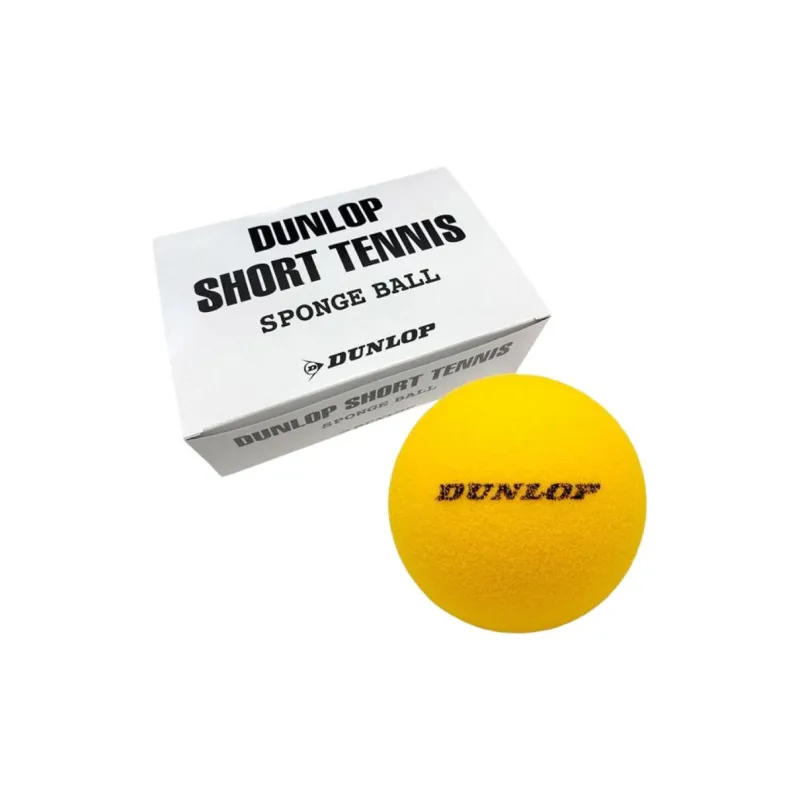 DUNLOP Tennis Balls Polyurethane Foam Sponge Ball Training Yellow-0