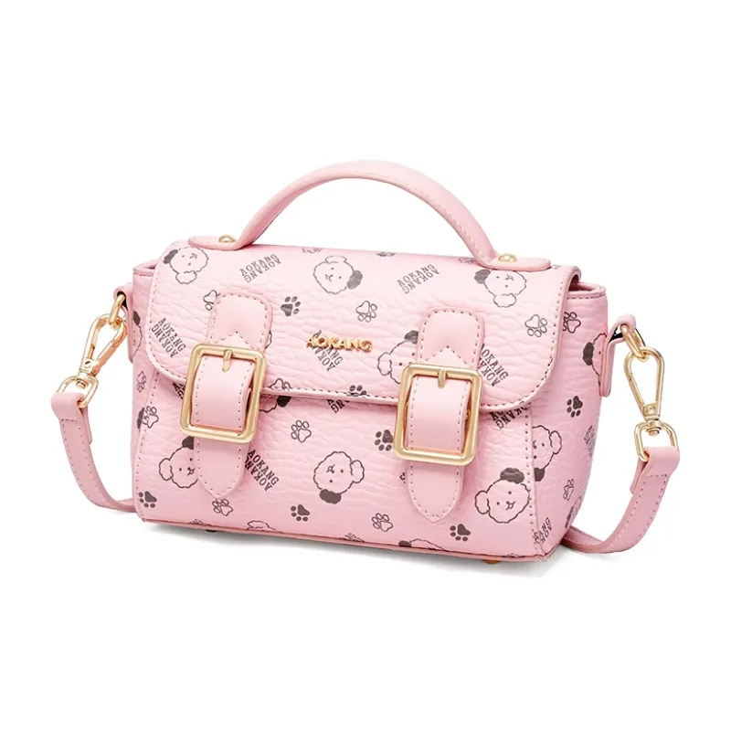 AOKANG PVC Messenger Bag, Handbag, Shoulder Bag, Crossbody Bag Trumpets Women's Multicolor-6