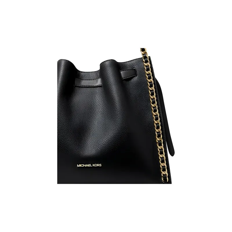 MICHAEL KORS Mina Polyurethane Shoulder Bag Tubas Women's Black-2