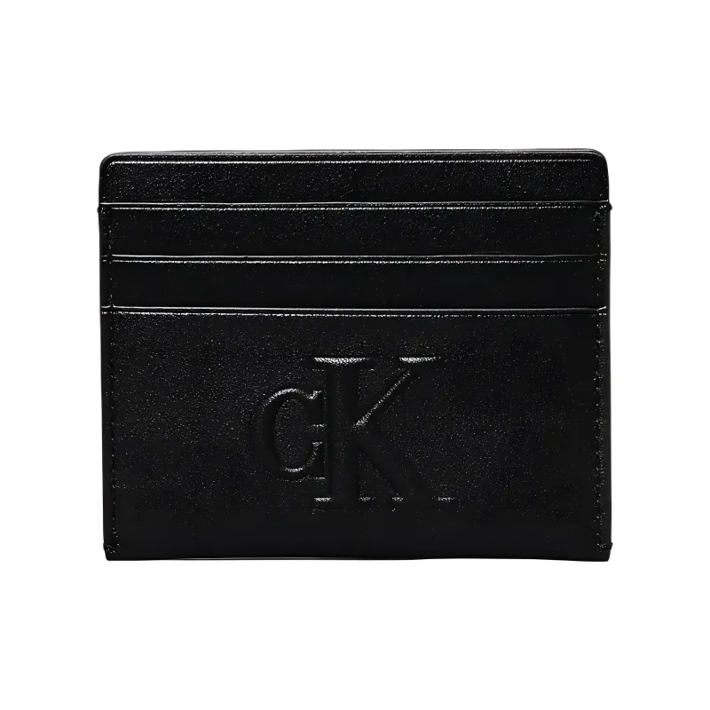 CALVIN KLEIN Artificial Leather Card Holder Women's Black-0