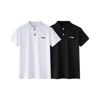 LINING T Shirts Men Black+White