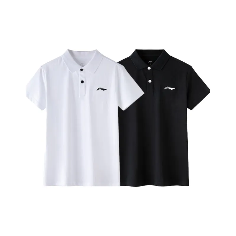 LINING T Shirts Men Black+White-0