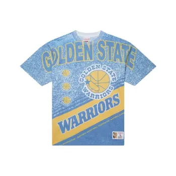 Mitchell & Ness x NBA Golden State Warriors SS25 T Shirt Unisex