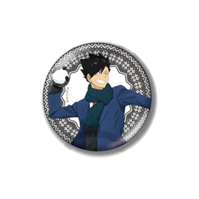 CRUX Haikyuu!! , Snow Version Hayashi, Kozuchi, Itsui, Black Heel Tab Badges-5