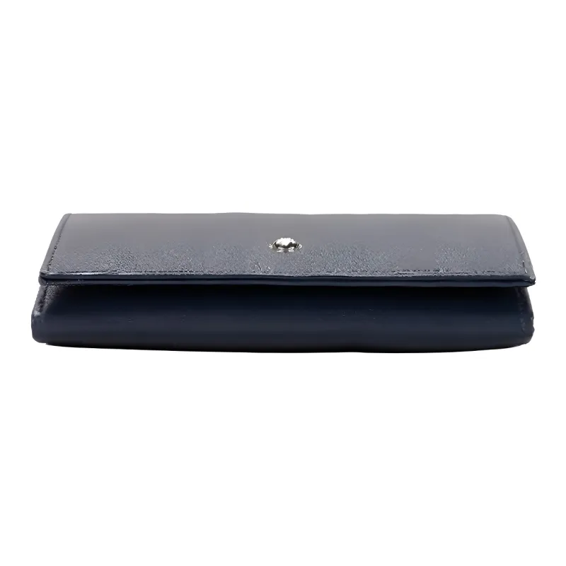 MONTBLANC Meisterstuck Cow Leather Card Holder Men's Dark Blue-3
