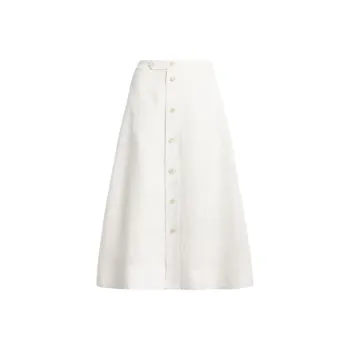Polo Ralph Lauren Casual Long Skirt Women's White