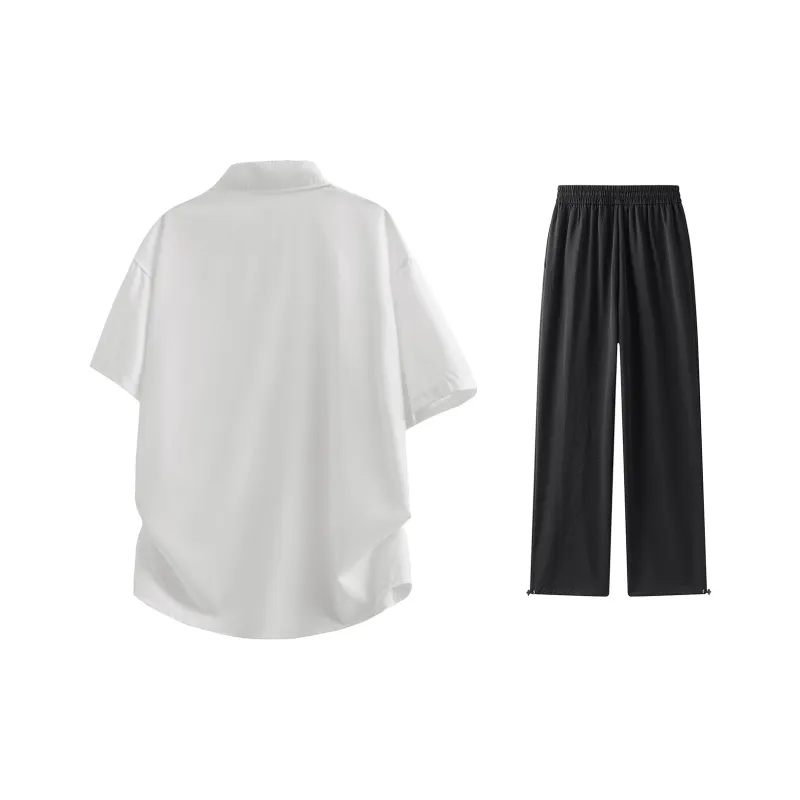 JINBEILE Shirt Matching Set Unisex-7