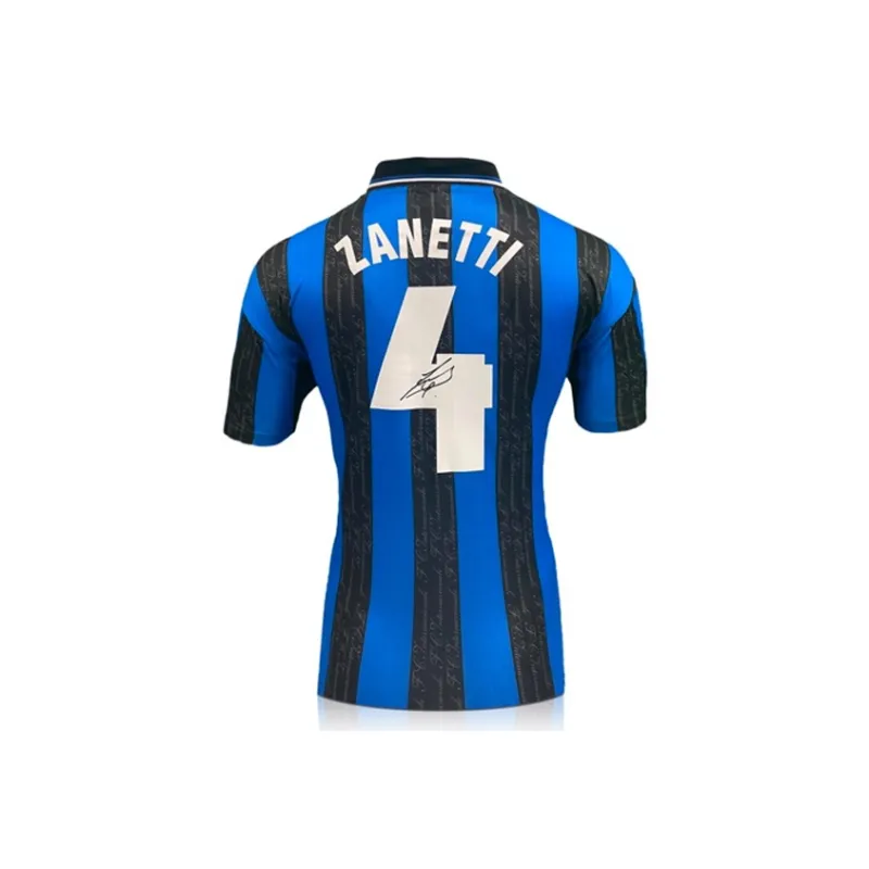 Three For Inter Milan Jersey Exquisite Mounting, Outer Frame Approx. 65x85cm-1