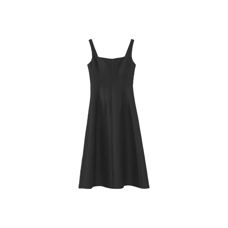 Fstudio Korean Style Soft Elegance Waist Cinching Slimming Slip Dress Women's-2
