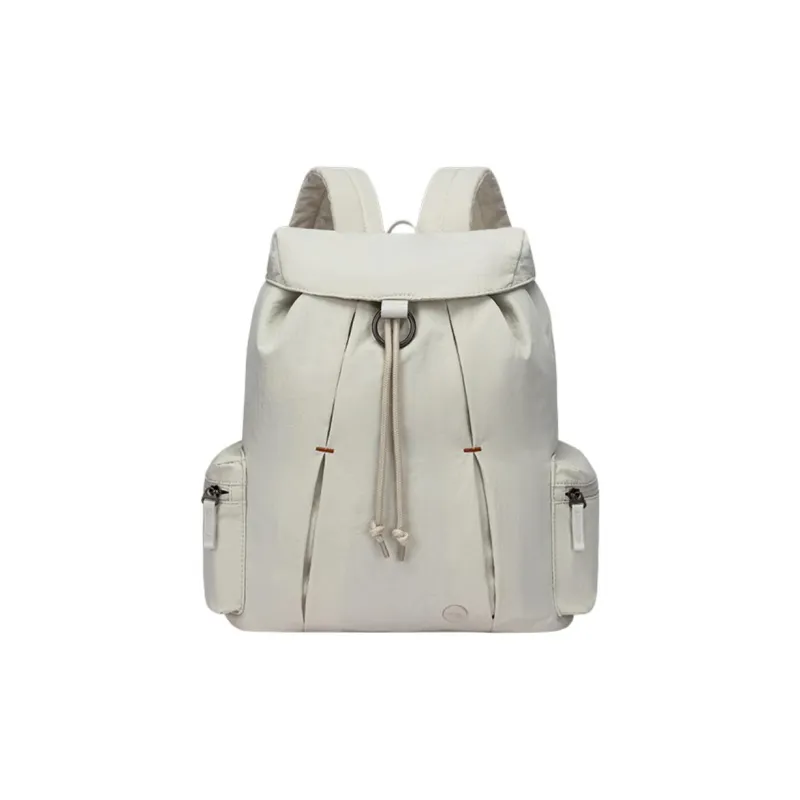 Anta Nylon Spell PU Backpack Unisex Light Smoke Gray-0
