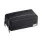 「Double Zipper Large Capacity Pen Pouch」-Black