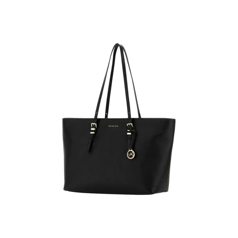 MICHAEL KORS Polyurethane Tote Bag, Shopping Bag, Shoulder Bag Unisex Black-1