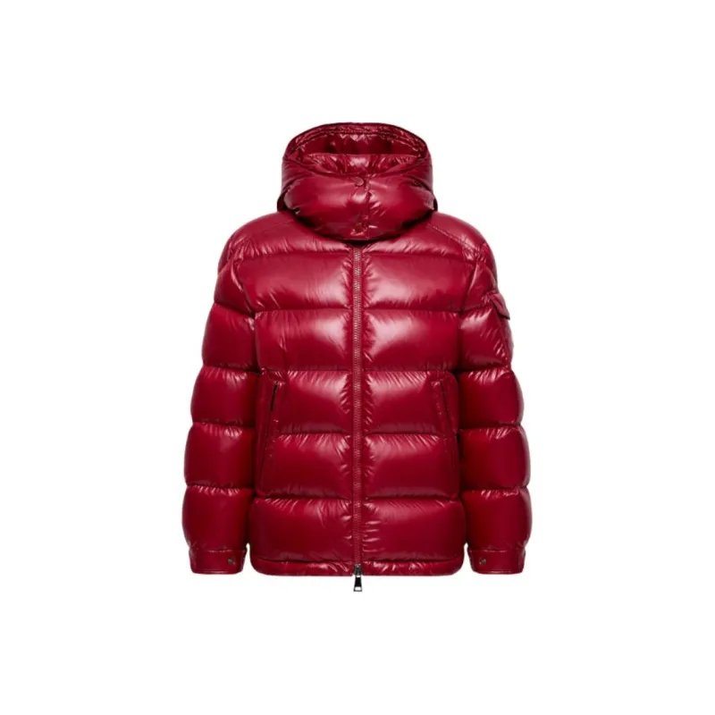 Moncler FW25 Maire Hooded Short Down Jacket Down Jacket Women's Burgundy Red-0