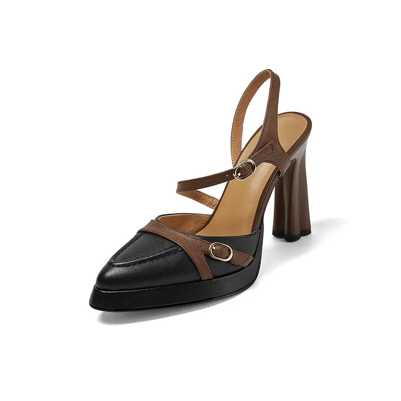 Schilling Chunky Heel High Heels 11cm Women's-0