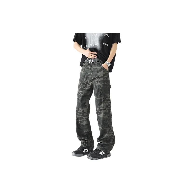TUCANO Casual Pants Unisex Army Green-4