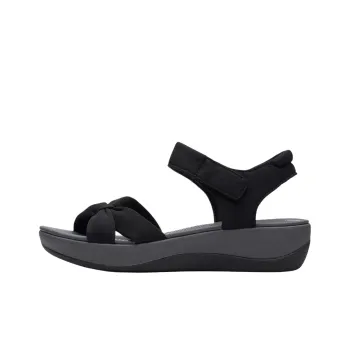 Clarks Arla Shore One Strap Sandals Women's Black