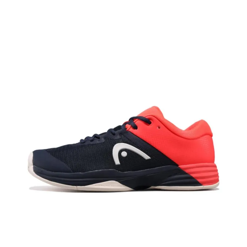 HEAD REVOLT EVO 2.0 Cushioning Abrasion Resistant Breathable Low Top Tennis Shoes Men's Black Red-0