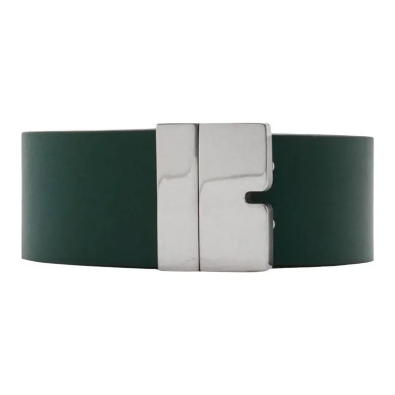 Burberry Leather Belts Men's Green -0