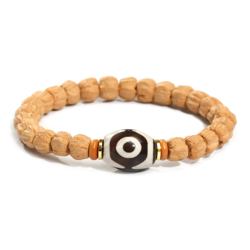 MUUSI Cacumen Platycladi Seeds Bracelets Unisex-6