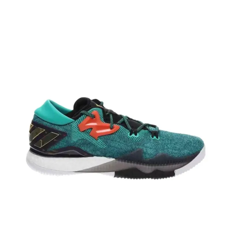 Adidas Crazylight Boost 2016 Abrasion Resistant Breathable Low Top Basketball Shoes Unisex Green-1