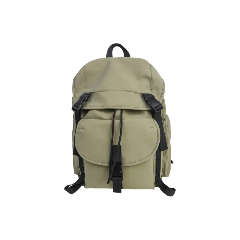 SAPANA STUDIO Nylon Backpack Regular Unisex Black/White/Yellow Brown/Green-10