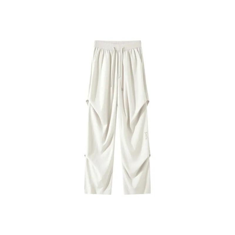 SOIE Cargo Pants Unisex Pink [Summer Cool Ice Silk Material]-18