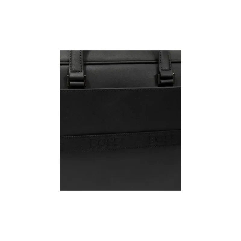 HUGO BOSS Leather Briefcase Men's Black-5