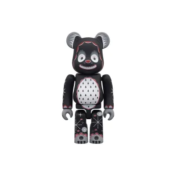 BE@RBRICK KLAUS HAAPANIEMI Snowing Bear Hang Tag Box 100%