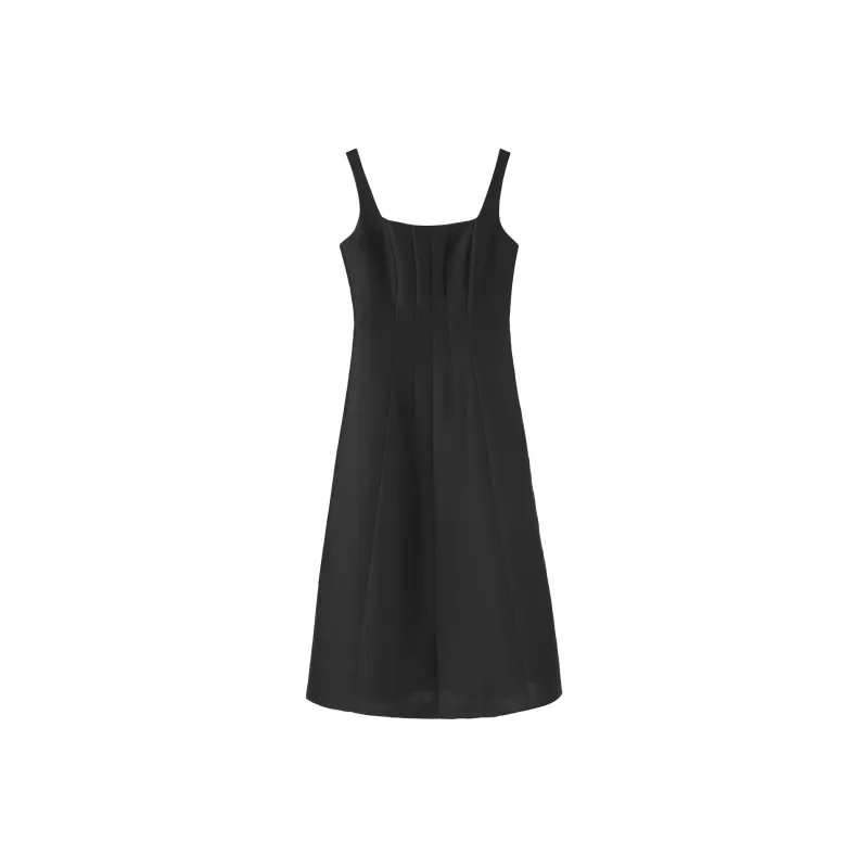 Fstudio Korean Style Soft Elegance Waist Cinching Slimming Slip Dress Women's-1