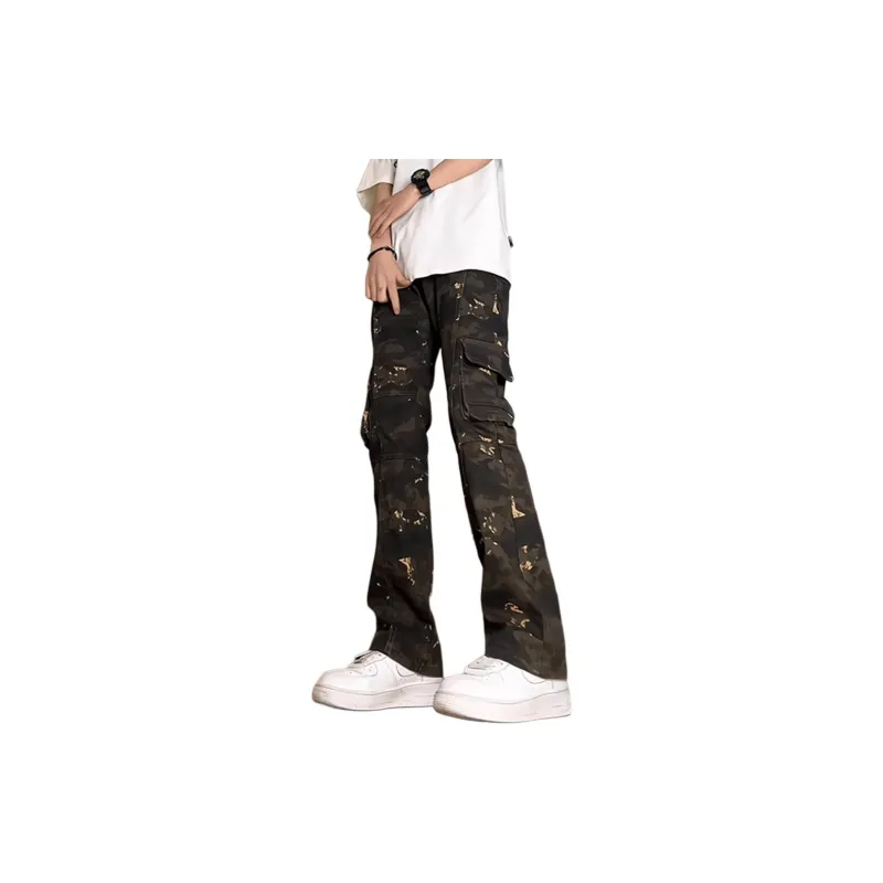 City Hipster Cargo Pants Unisex Camouflage-2