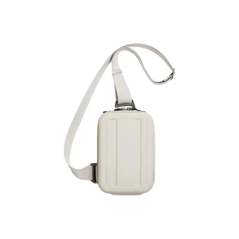 ZARA Plastic And Polyester Blend Shoulder Bag Crossbody Bag Mini Men's Pearl Gray-0