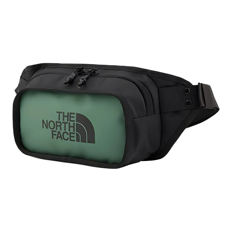 THE NORTH FACE Leather Fanny Pack Regular Unisex Gray Green-1