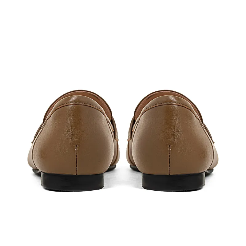 COMELY Loafers Women's Black/Brown/Ecru-34