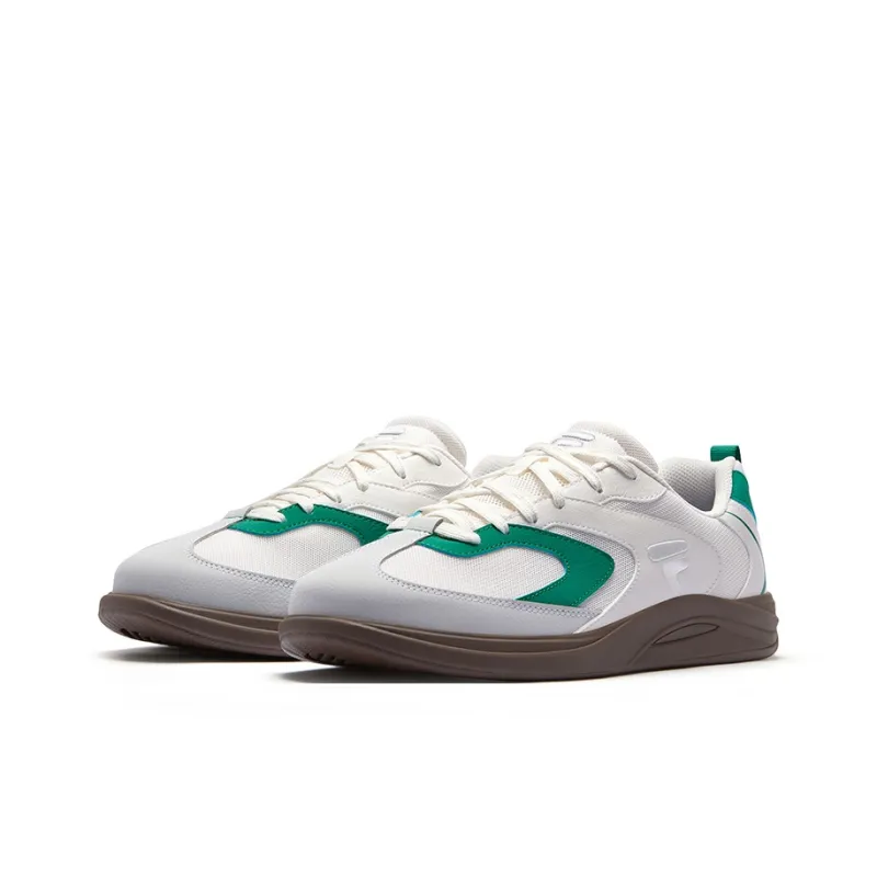 FILA FUSION BUZZARD FLAT Slate Shoes Low Top Skateboard Shoes Men's White Green-1