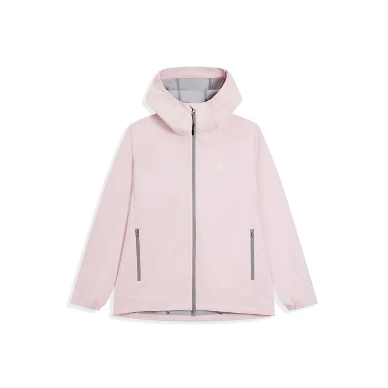 XTEP Wing Wind And Water Repellent Windbreaker Jacket Unisex Ballet Pink-0