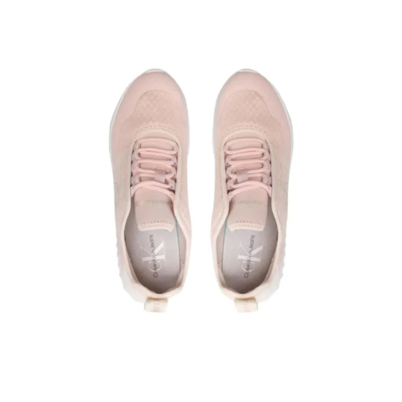 CKJ CALVIN KLEIN JEANS Low Top Casual Shoes Women's Pink-4