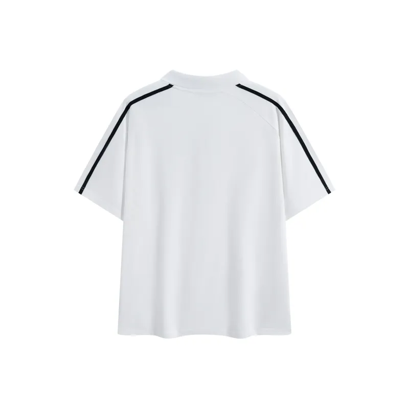 Kappa Polo Shirt Unisex Korean White-1