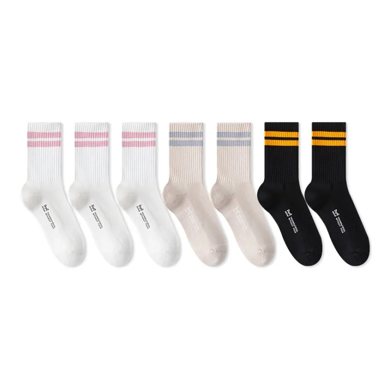 MIIOW Fruit Printing Series Mid Calf Socks Unisex Combo Set-42