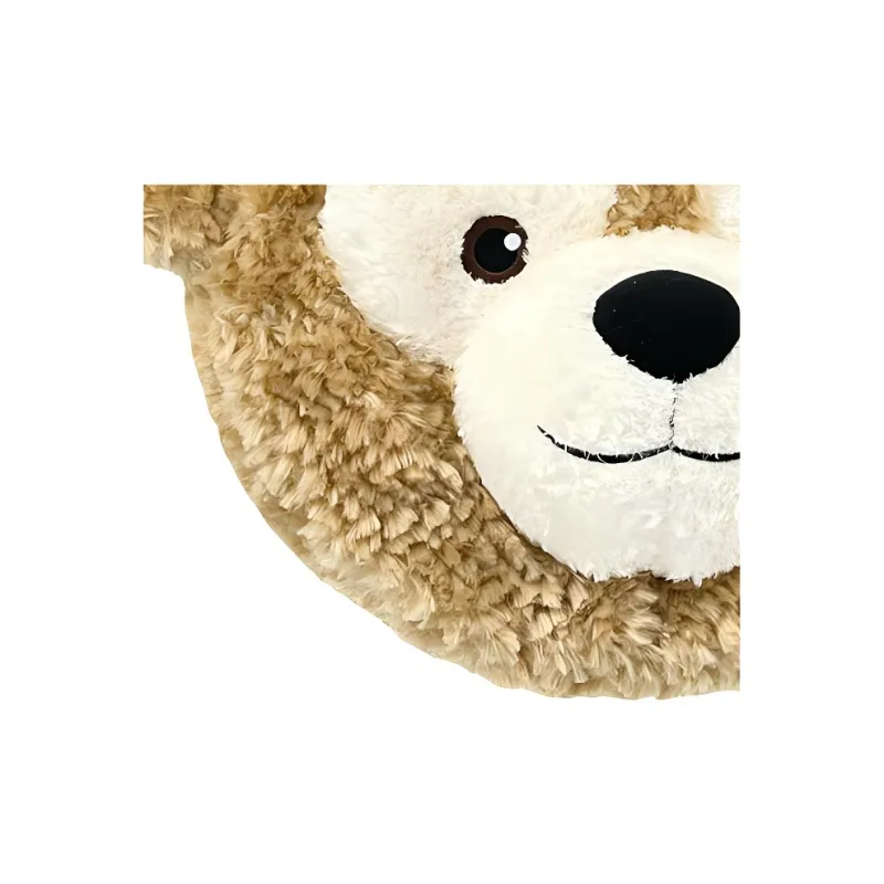 Disney Plush Handbag Medium Size Unisex Brown & White-4