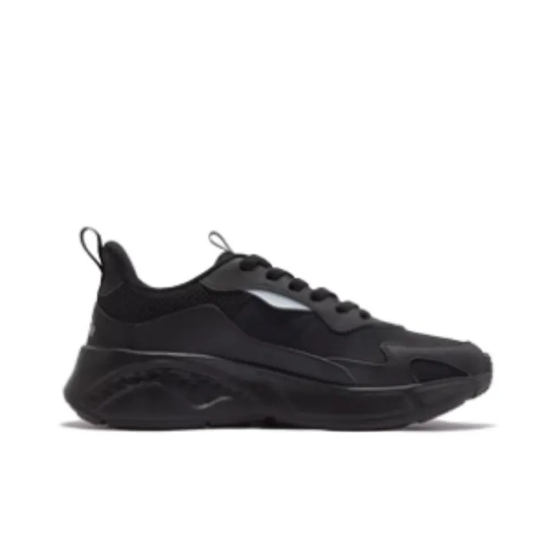 361° Cushioning, Wear Resistant Low Top Casual Training Running Shoes Men's Black-1