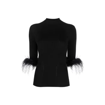 Lanvin FW21 Slim Fit Sweater Women's Black