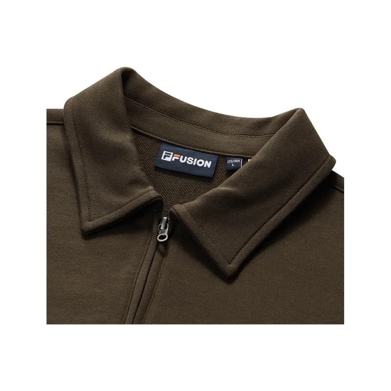 FILA FUSION FOB Series Sweatshirt Unisex Squirrel Chestnut-2